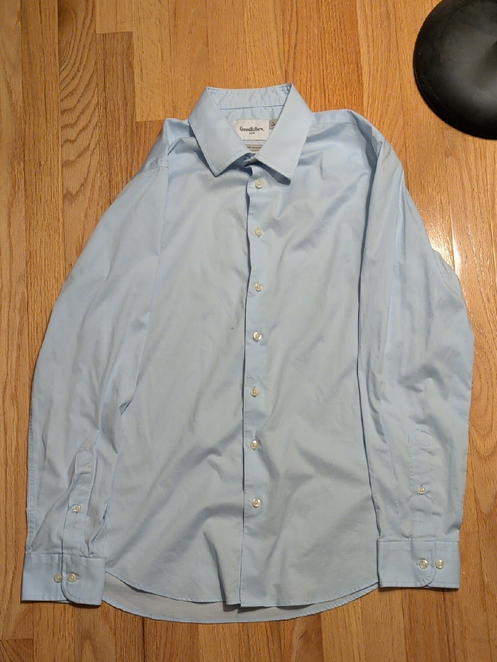 Goodfellow & Co Light Blue Spread-Collar Dress Shirt
